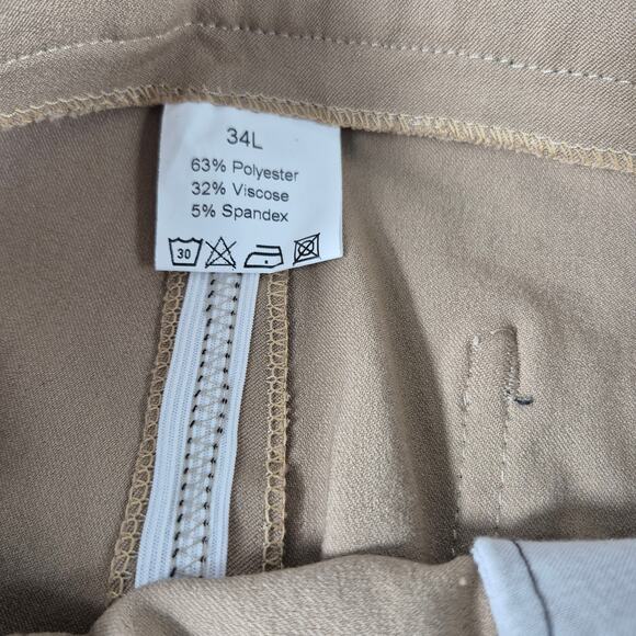 Smartpak Piper Tan Brown Full Seat Riding Equestrian Breeches Pants 34 L NEW - Picture 5 of 5